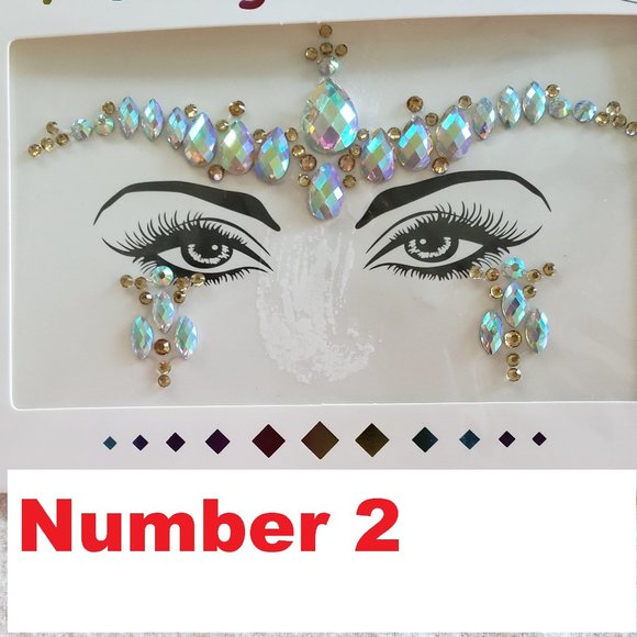 New Face Crystals Stickers Reusable. - Picture 3 of 16